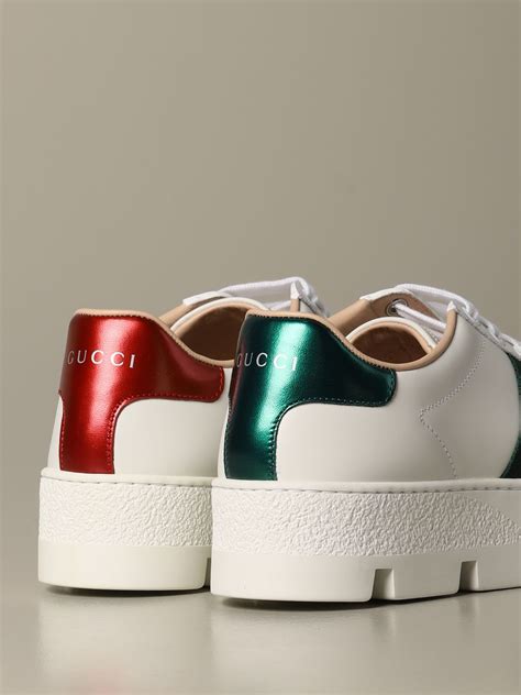 gucci white sneakers women|farfetch gucci sneakers for women.